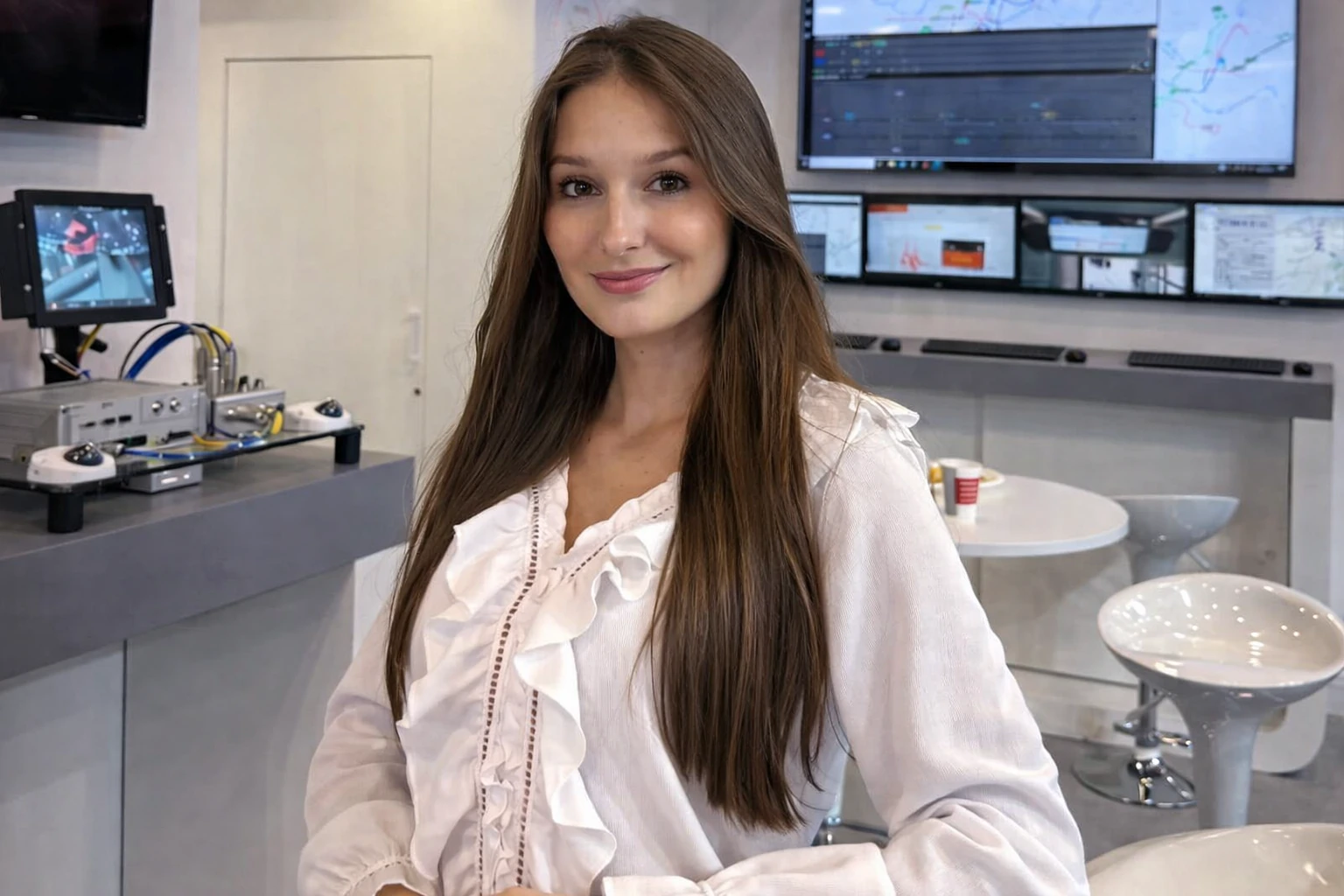 Zespół profesjonalnych hostess ProPromo obsługujący targi branżowe